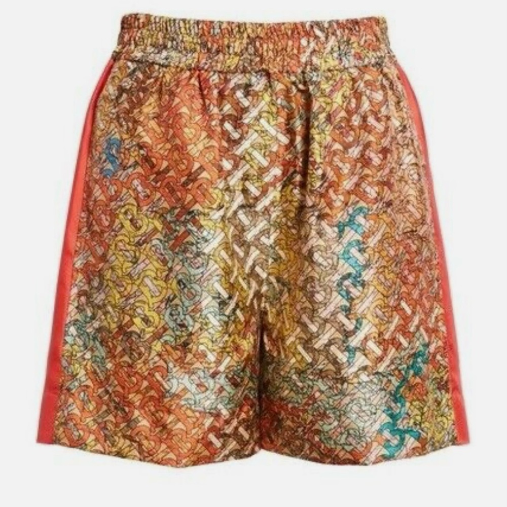 BURBERRY logo printed shorts size 4
